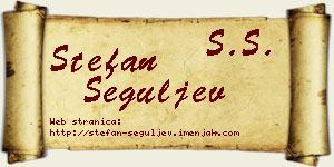 Stefan Šeguljev vizit kartica